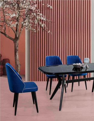 Modern Esszimmer Set Garnitur Sitz Möbel Essgruppe Esstisch Polster 5tlg.