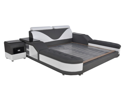 Leder Design Polster Betten Doppel Modernes 140/160/180/200 Bett LB8817