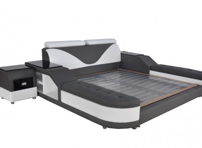 Leder Design Polster Betten Doppel Modernes 140/160/180/200 Bett LB8817