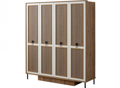 Holzschrank Kleiderschrank Kinderschrank Schrank Holz Braun Design