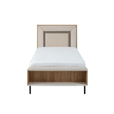 Kindermöbel Garnitur Kinderzimmer Bett Kinderbett Braun Holz Set 4tlg