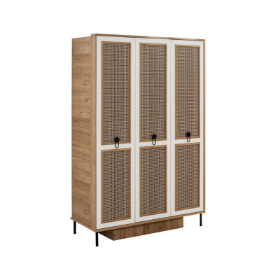 Moderne Komplette Kindermöbel Kinderbett Braun Holz Set 4tlg Bett Neu