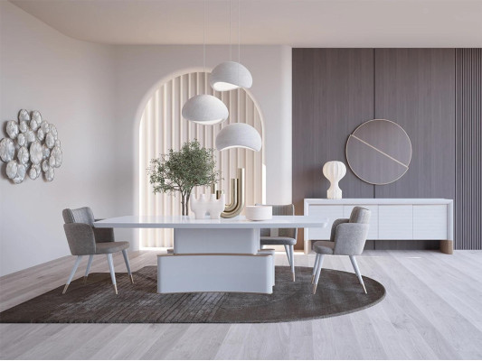 Luxus Esszimmer Set Esstisch Design Sideboard Modern Möbel Essgruppe