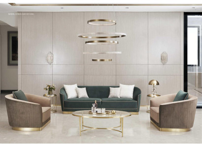 Big xxl Luxus Sofa Couch Polster Sitz Garnitur 4 Sitzer Couchen Sofas Stoff Neu