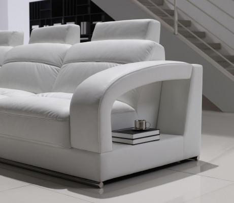 Dreisitzer Sofa Couch Polster Couchen Sofas 3 Sitzer mit Hocker Garnitur Polster