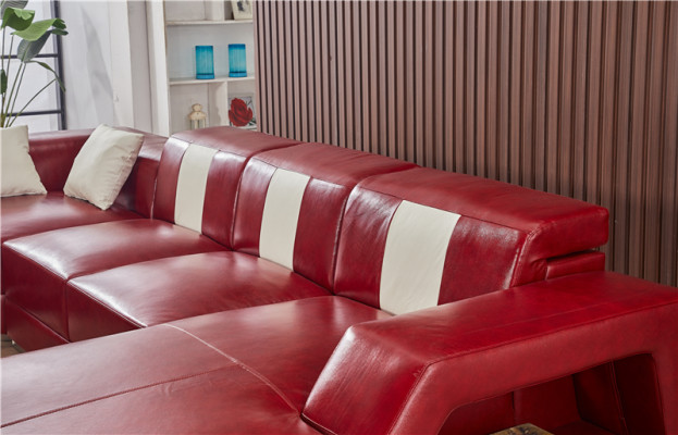 Sofa Sitz Eck Garnitur Polster Ecke Couch Design Couch Luxus Couchen Leder Neu