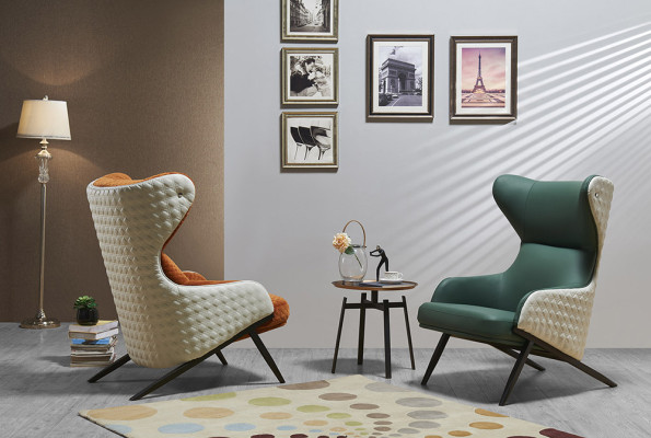 Sessel Design Couch Sofa Relax Leder Lounge Club Polster Sitzer Luxus Turkis Neu