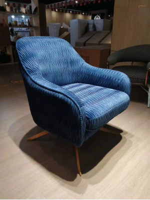 Sessel Club Lounge Designer Lehn Stuhl Polster Sofa 1 Sitzer Fernseh Stoff Neu