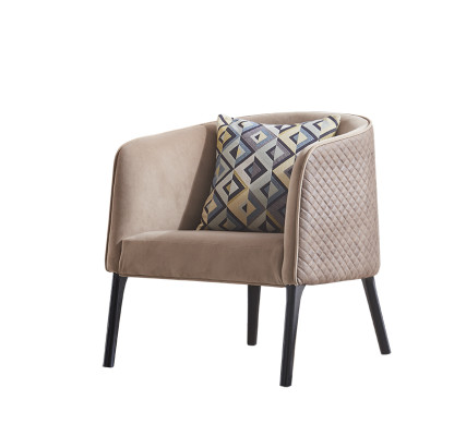 Luxus Stuhl Polster Cocktail Relax Lounge Club Stühle Möbel Design Sessel Beige