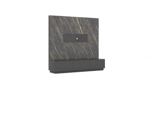 Modern Grau Luxus Wohnwand Holzmöbel Designer Wohnzimmermöbel Einrichtung