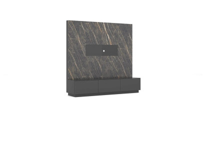 Modern Grau Luxus Wohnwand Holzmöbel Designer Wohnzimmermöbel Einrichtung