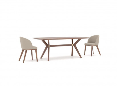 Esszimmer Essgruppe Esstisch 4x Stühle Luxus Einrichtung Modern Design