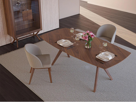 Esszimmer Essgruppe Esstisch 4x Stühle Luxus Einrichtung Modern Design