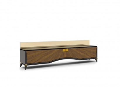 Modern Wohnzimmer TV-Ständer Design Einrichtung TV Schrank Holzmöbel Neu