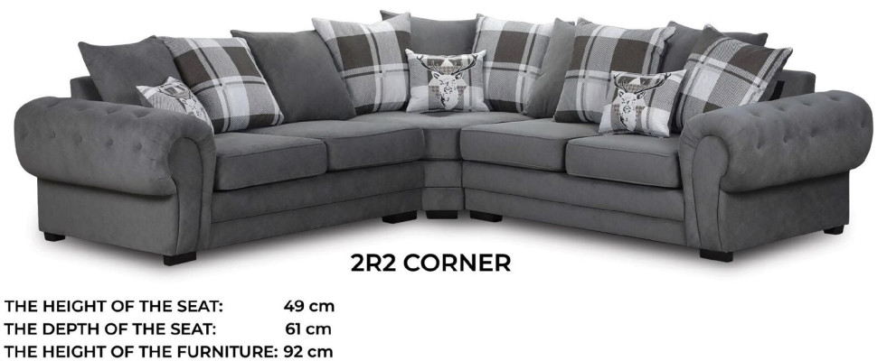 Stoffsofa Luxus Stoff Eckgarnitur Wohnzimmer Ecksofa Sofas L-Form Sofa Ecke