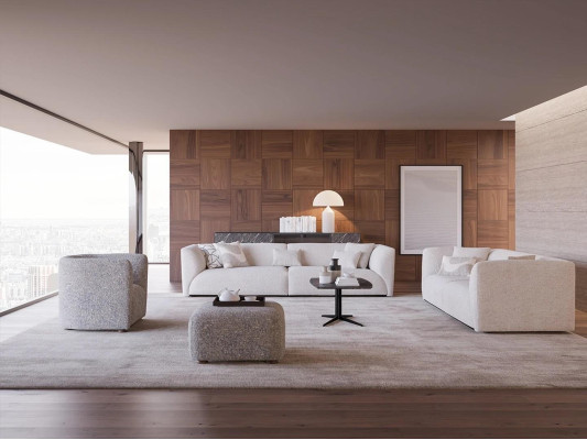 Polstermöbel Wohnzimmer Viersitzer Sofa Couch Dreisitzer Einrichtung Sessel Neu