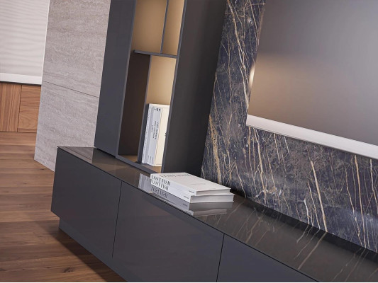 Wohnzimmermöbel Komplette Set 6tlg Designer Wohnwand Holzmöbel Luxus Einrichtung