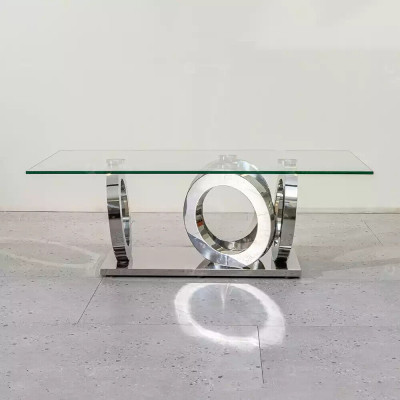 Metall Couchtisch Sofa Tisch Beistelltisch Rechteckige Couchtische