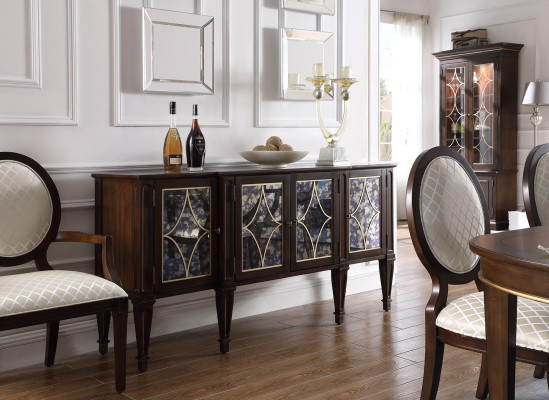 Tisch 4x Stühle 2x Stühle Sideboard 8tlg Esszimmer Set Gruppe Garnitur