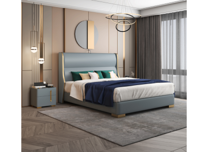 Betten Doppel Schlaf Zimmer Holz 180x200cm Bett Polster Design Luxus