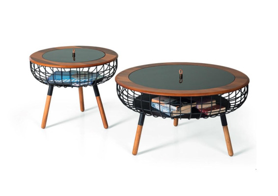 Luxus Couchtisch Design Kaffeetisch Wohnzimmertisch set 2x braun 2tlg.