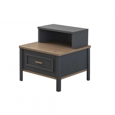 Nachttisch Konsolen Nachtkosolen Holz Grau Schlafzimmer Klassischе