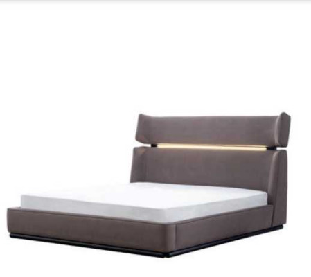 Schlafzimmer Luxus Bett Modern stilvolles Modern Bett grau 180x200