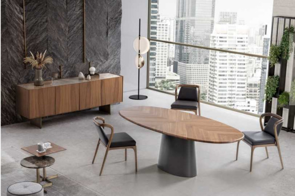 Luxus Esszimmer Set Esstisch mit Modernen Designen 6x Stuhle mit  2x Couchtische