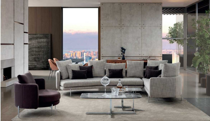 Wohnzimmer Set  4+3+1 Sitzer modern 3tlg Sofagarnitur Sitzpolster Möbel