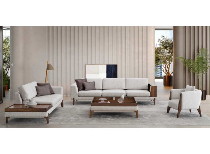 Wohnzimmer Set 2x Sofa Sessel Couchtisch Sofagarnitur Sets Couchen Möbel