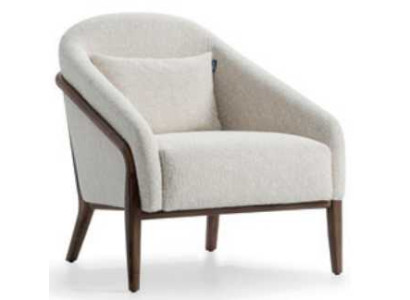 Sessel Polster Sitzer Modern Design Grau Lounge Luxus Wohnzimmer 