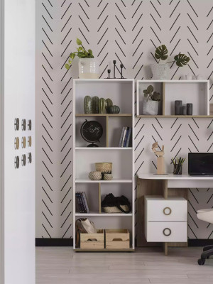 Bücherregal Standregal Kinderregal Regal Bücherschrank Holz Weiß Neu