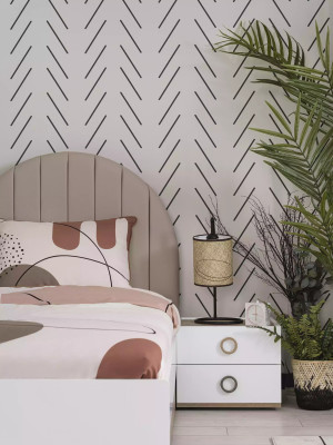 Design Kinderzimmer Komplete Bett Kindermöbel Holz Weiß Set 4tlg Neu