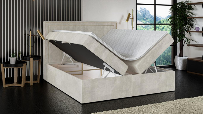 Modernes Bett Polster Design Luxus Doppel Möbel Schlafzimmer Boxspringbett Möbel