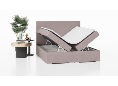 Bett Polster Design Doppelbett Schlafzimmer Textil Möbel Luxus Boxspringbett