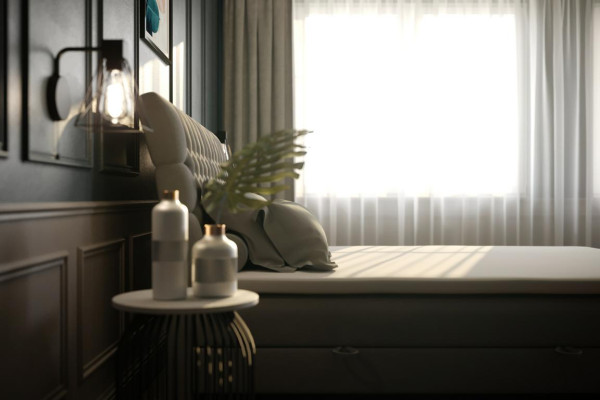 Chesterfield Bett Polster Design Luxus Doppelbett Schlafzimmer Boxspringbett