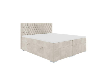 Chesterfield Doppelbett Schlafzimmer Luxus Bett Modern Möbel Boxspringbett