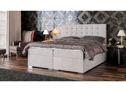 Bett Möbel Modern Design Doppelbett Luxus Schlafzimmer Textil Boxspringbett