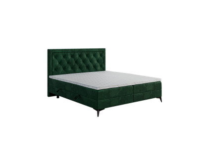 Luxus Polsterbett Boxspringbett Doppelbett Polster Stoff Design Bett Möbel