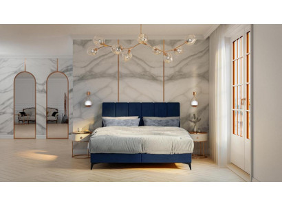 Modernes Bett Schlafzimmer Designer Doppelbett Boxspringbett Polsterbett