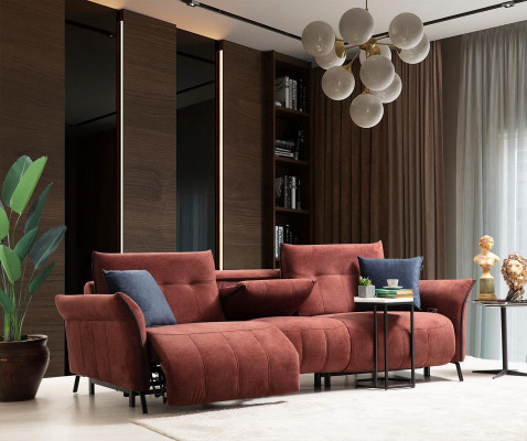 Designer Sofa Wohnzimmer Neu Polstersofa Viersitzer Couch Modern Möbel