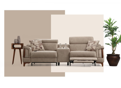 Modern Sofa Couch Designer Neu Möbel Luxus Wohnzimmer Polster Textil