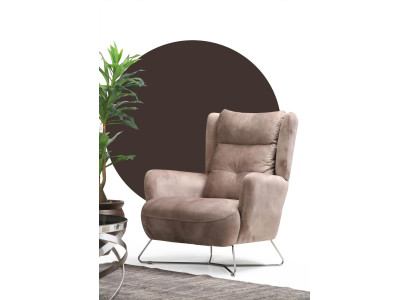 Luxus Sitzmöbel Wohnzimmer Sessel Designer Modern Textil Möbel Polster Stoff