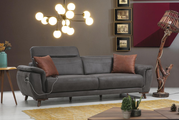 Luxus Dreisitzer Sofa Modern Sitzmöbel  Wohnzimmer Couch Polstermöbel
