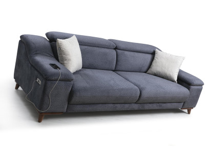Dreisitzer Sofa Couch Wohnzimmer Polstermöbel Textil Modern Möbel Neu