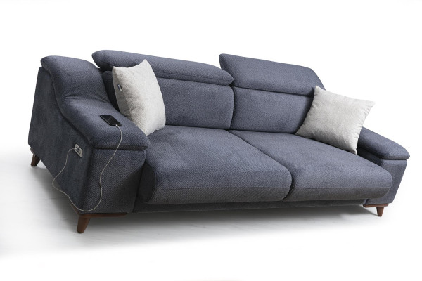 Dreisitzer Sofa Couch Wohnzimmer Polstermöbel Textil Modern Möbel Neu
