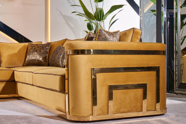 Eckcouchen Möbel Stoff Wohnlandschaft Ecksofa L Form Sofa Eckgarnitur