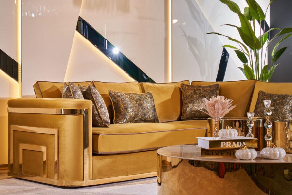 Eckcouchen Möbel Stoff Wohnlandschaft Ecksofa L Form Sofa Eckgarnitur