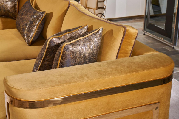 Eckcouchen Möbel Stoff Wohnlandschaft Ecksofa L Form Sofa Eckgarnitur