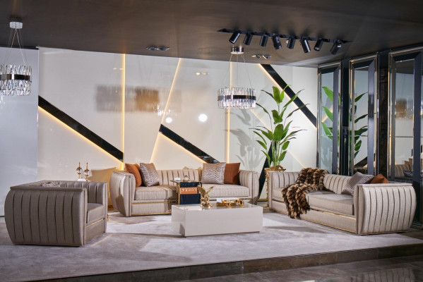 Wohnzimmer Couchtische Design Tisch Holz Beige Stil Moderner Luxus Tische